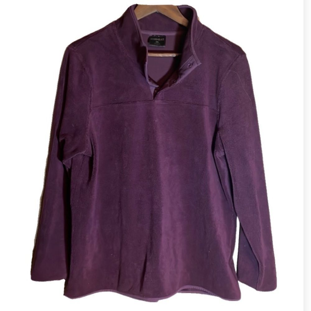 32 Heat Plum Fleece Sweater